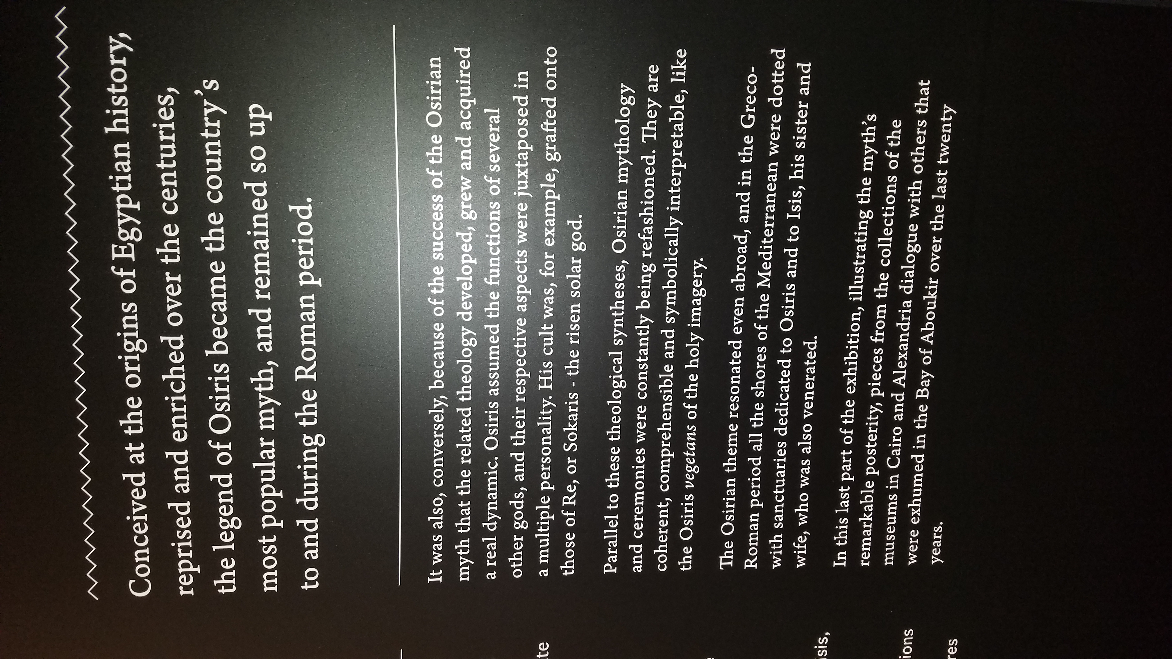 Egyptian Exhibit – 2020 · 2020